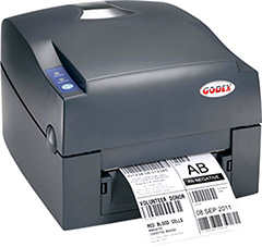 Принтер этикеток Godex G500UES, термо/термотрансферный принтер, 203 dpi, 5 ips арт. 011-G50E02-000 USB+RS232+Ethernet