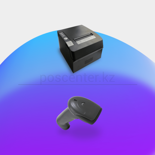 Комплект принтер 80мм + сканер 2D
