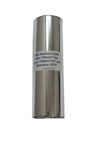 Риббоны Poscenter Resin 110мм x 74м втулка 0.5'', намотка OUT