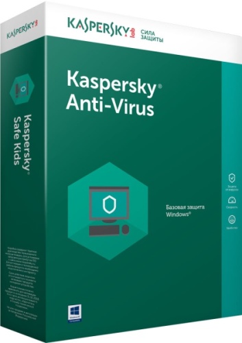 Антивирус Kaspersky Anti-Virus 2017 2-Desktop Renewal 1 year 