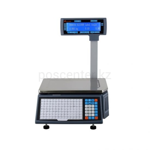 Весы с печатью этикеток Rongta RLS1000WSE (WiFi), макс. масса 15 кг, 2х строчный LCD дисплей покупателя, программируемая клавиатура на 140 кн