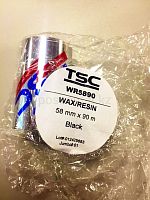 Риббоны TSC WAX/RESIN 58мм x 90м (WR5890)   втулка 0.5'', без втулки, намотка OUT