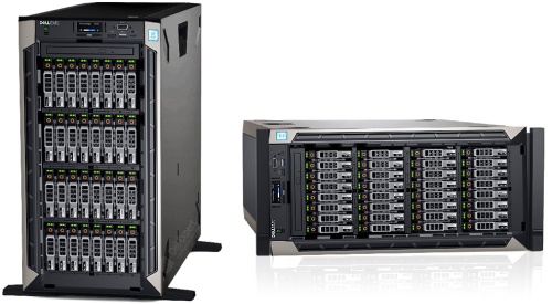 Сервер Dell PowerEdge T640 Tower, Intel Xeon Gold 6226R, 2х 32GB RDIMM, 4x 1.2TB 10K RPM SAS 12Gbps 512n 2.5in Hot-plug Hard Drive + M2 480gb фото 2