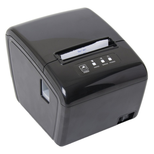 Принтер чеков Poscenter RP-100 USE (80мм, 260 мм/сек, автоотрез, звук. сигнал, RS232+USB+LAN) черный